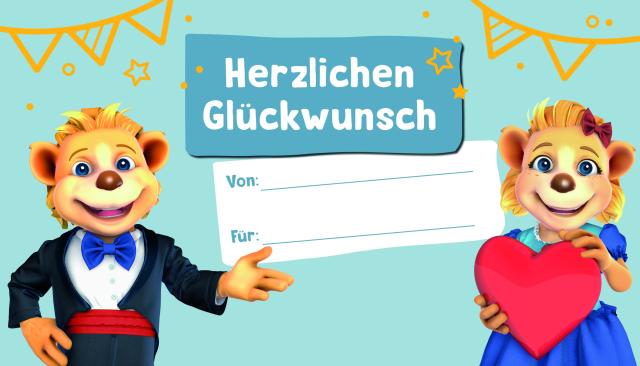 Design: Herzlichen Glückwunsch